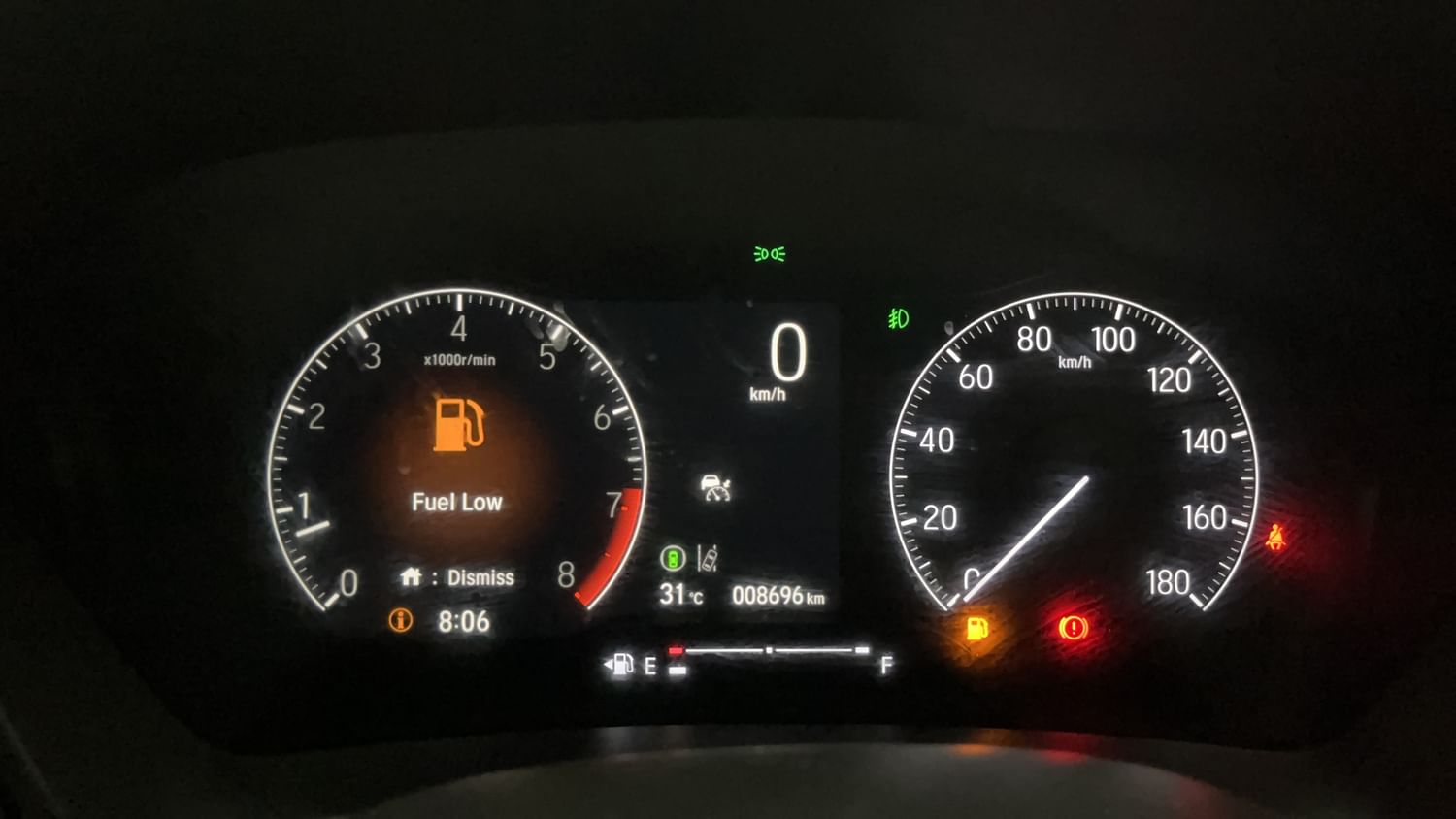 New Honda Elevate interior CLUSTERMETER VIEW