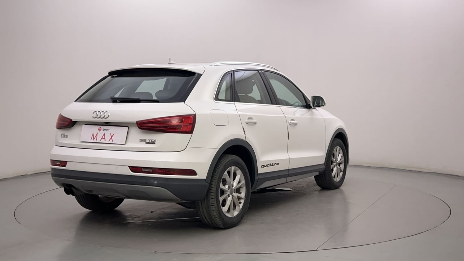 New Audi Q3 exterior RIGHT REAR CORNER VIEW