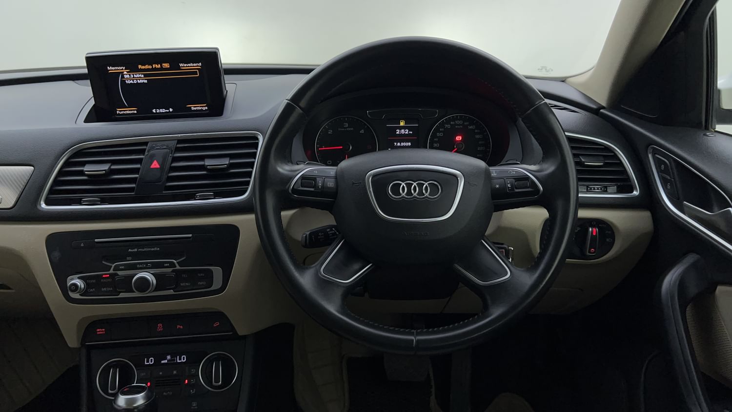 New Audi Q3 interior STEERING VIEW
