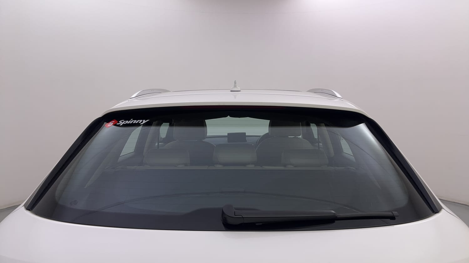New Audi Q3 exterior BACK WINDSHIELD VIEW