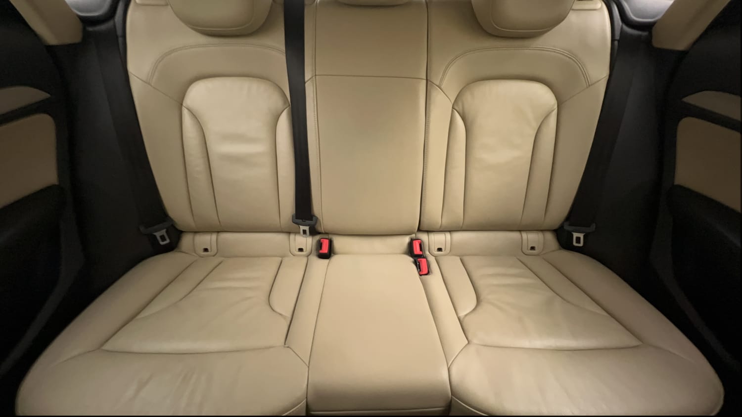 New Audi Q3 interior REAR SEAT CONDITION VIEW