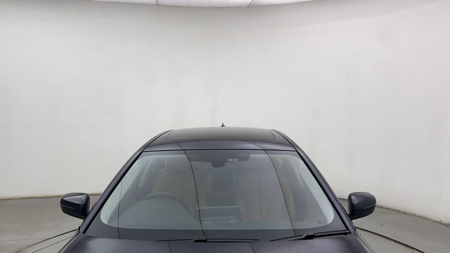 New BMW 5 Series exterior FRONT WINDSHIELD VIEW