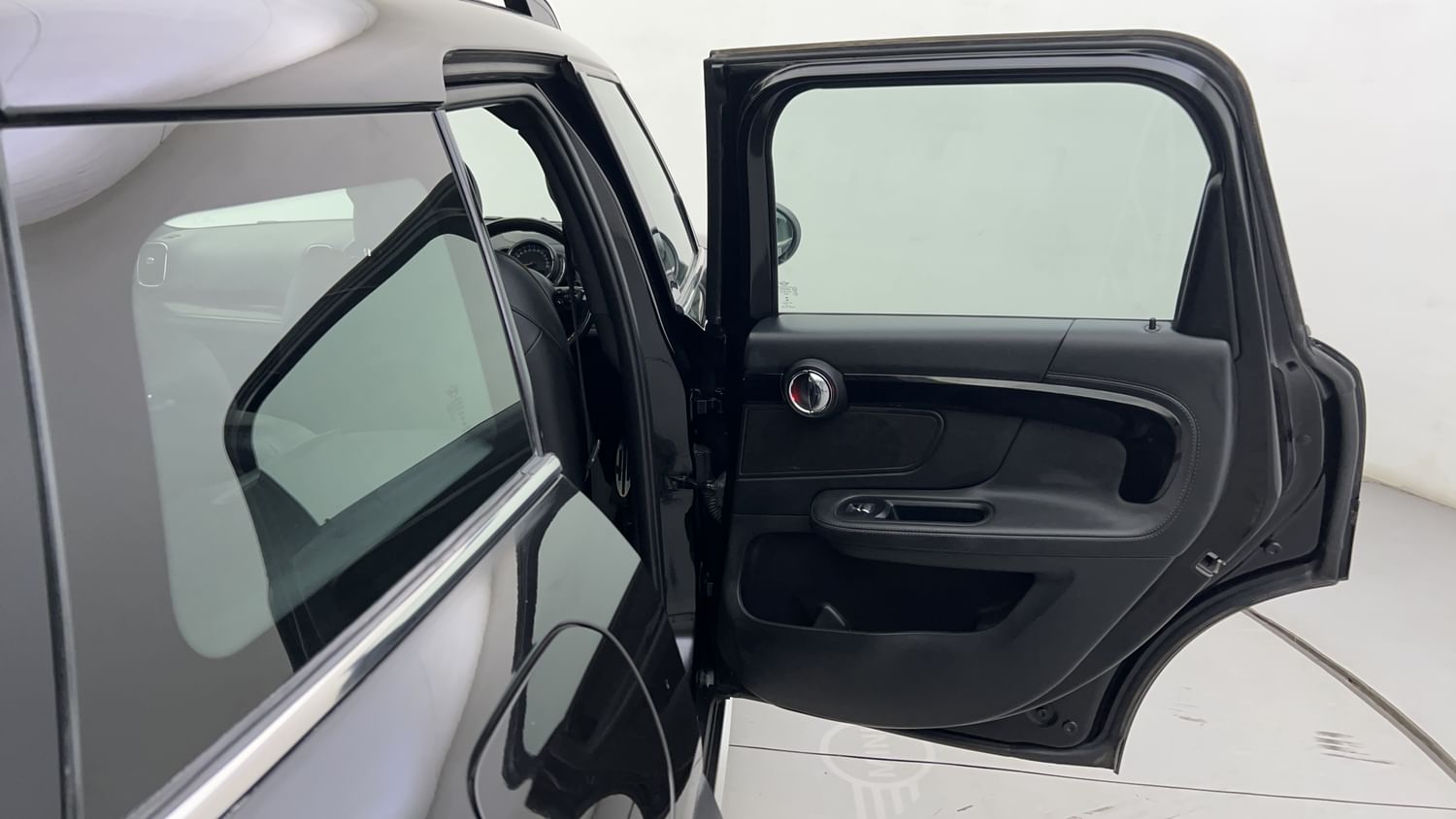 New Mini Countryman interior RIGHT REAR DOOR OPEN VIEW