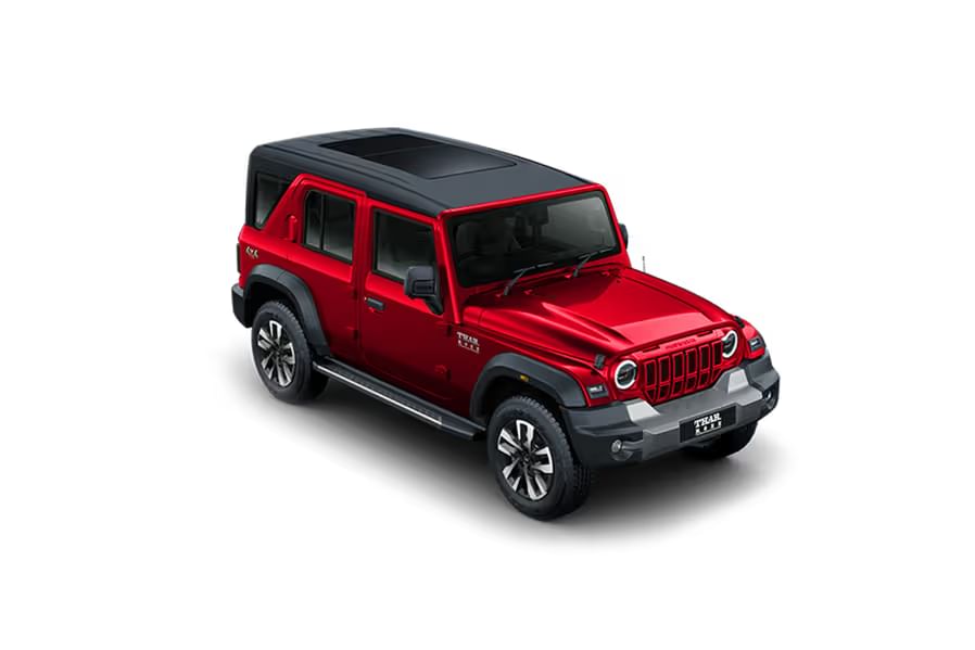 New Mahindra Thar Roxx Tango Red