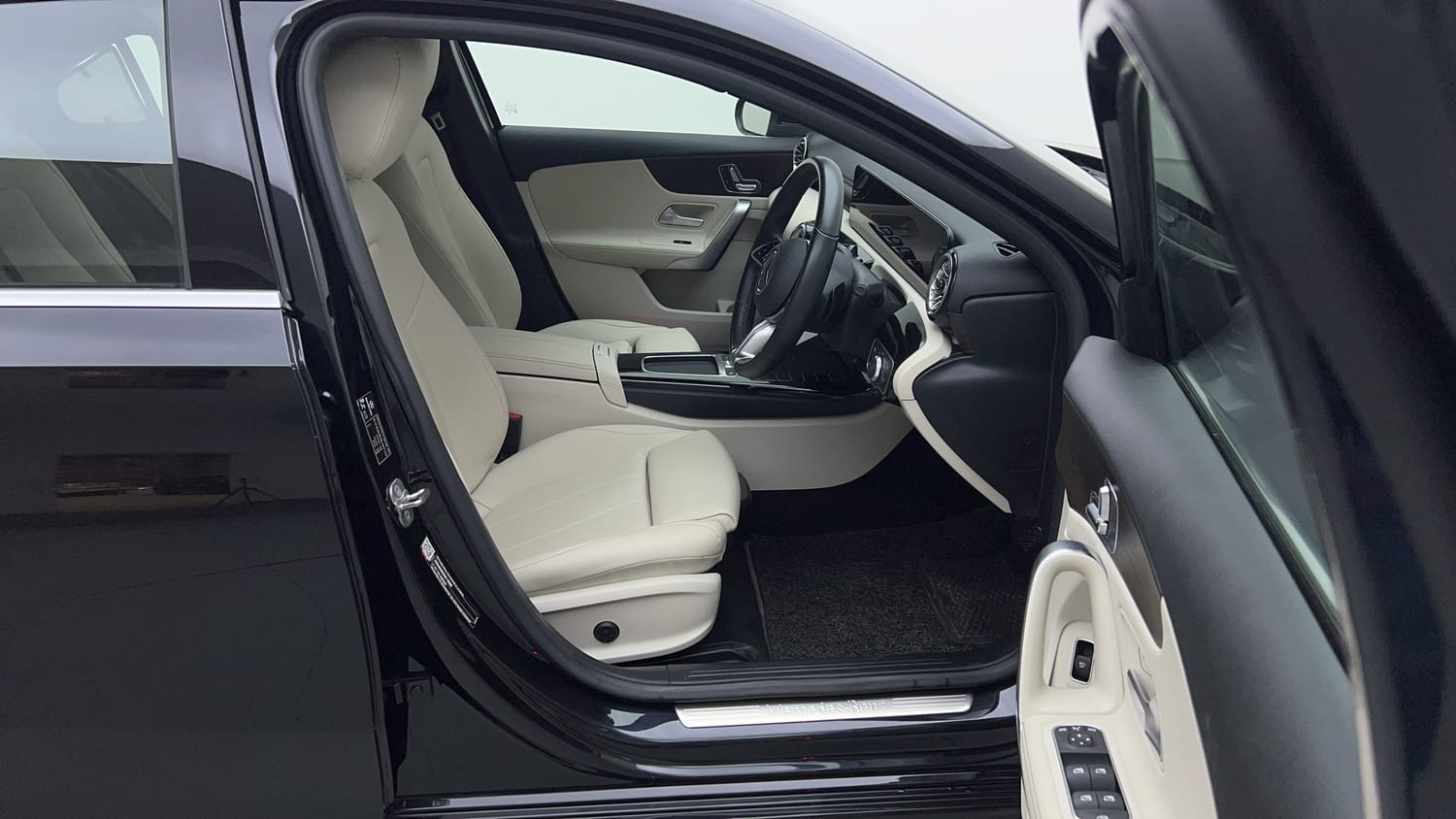 New Mercedes-Benz A-Class interior RIGHT SIDE FRONT DOOR CABIN VIEW