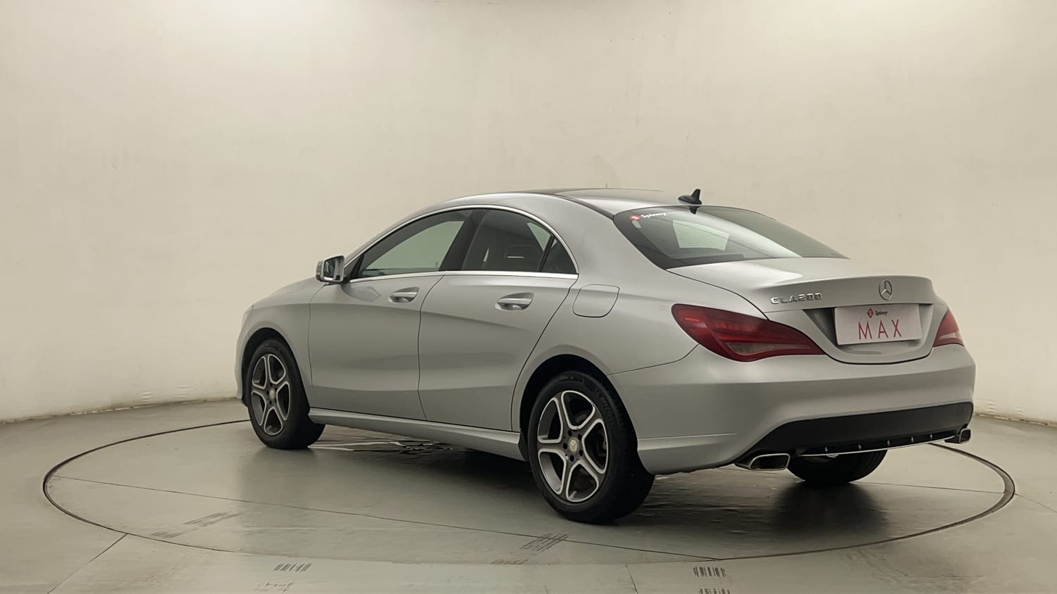 New Mercedes-Benz CLA exterior LEFT REAR CORNER VIEW