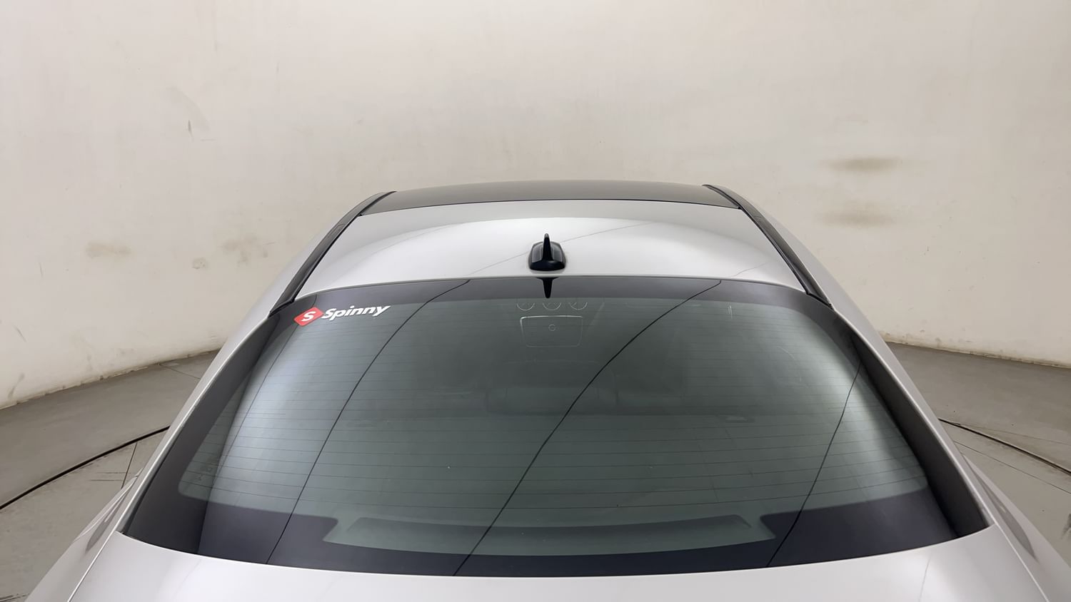 New Mercedes-Benz CLA exterior BACK WINDSHIELD VIEW