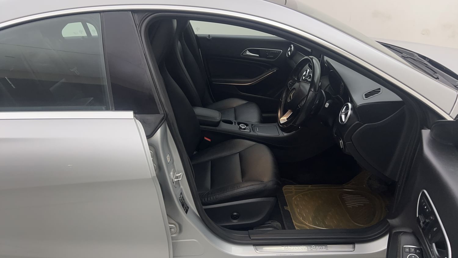 New Mercedes-Benz CLA interior RIGHT SIDE FRONT DOOR CABIN VIEW