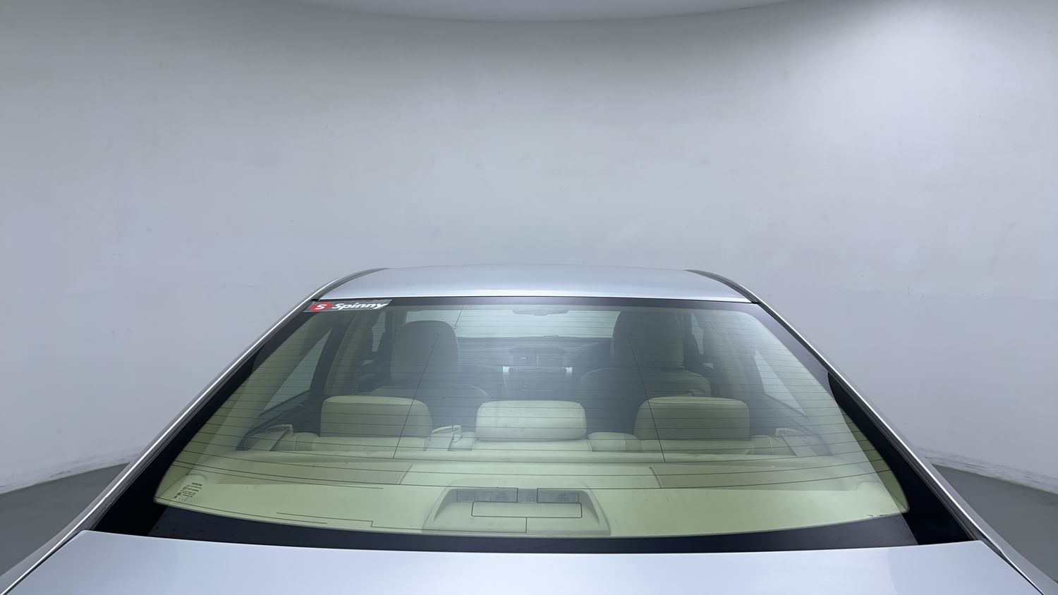 New Toyota Camry exterior BACK WINDSHIELD VIEW