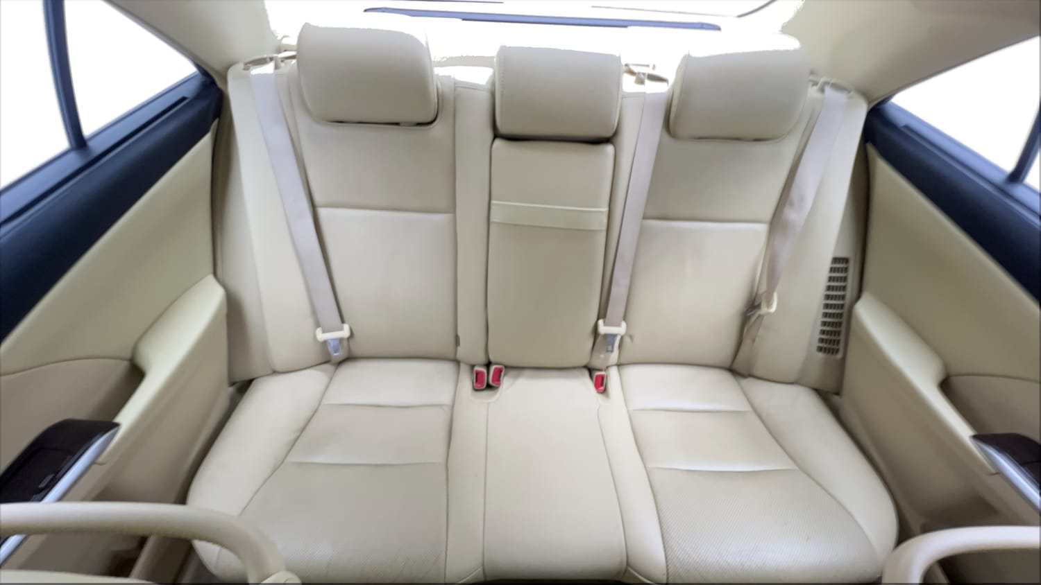 New Toyota Camry interior REAR SEAT CONDITION VIEW
