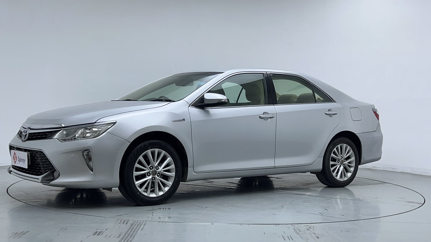 New Toyota Camry exterior LEFT FRONT CORNER VIEW