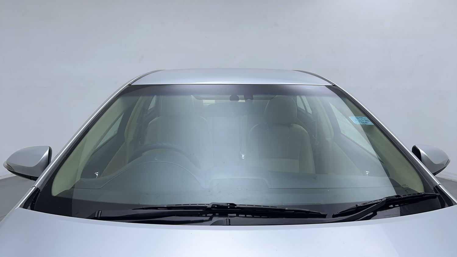 New Toyota Camry exterior FRONT WINDSHIELD VIEW