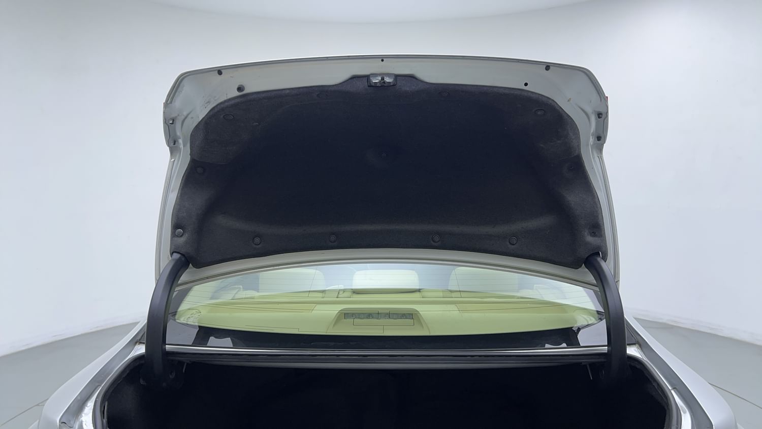 New Toyota Camry interior DICKY DOOR OPEN VIEW