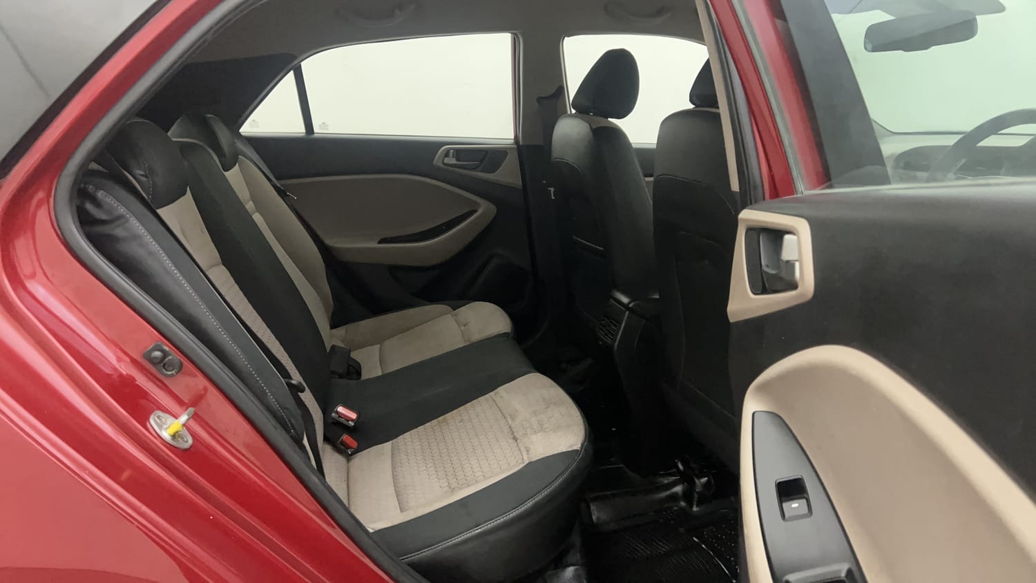 New Hyundai Elite i20 interior RIGHT SIDE REAR DOOR CABIN VIEW