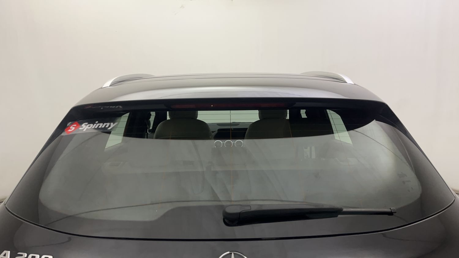 New Mercedes-Benz GLA exterior BACK WINDSHIELD VIEW