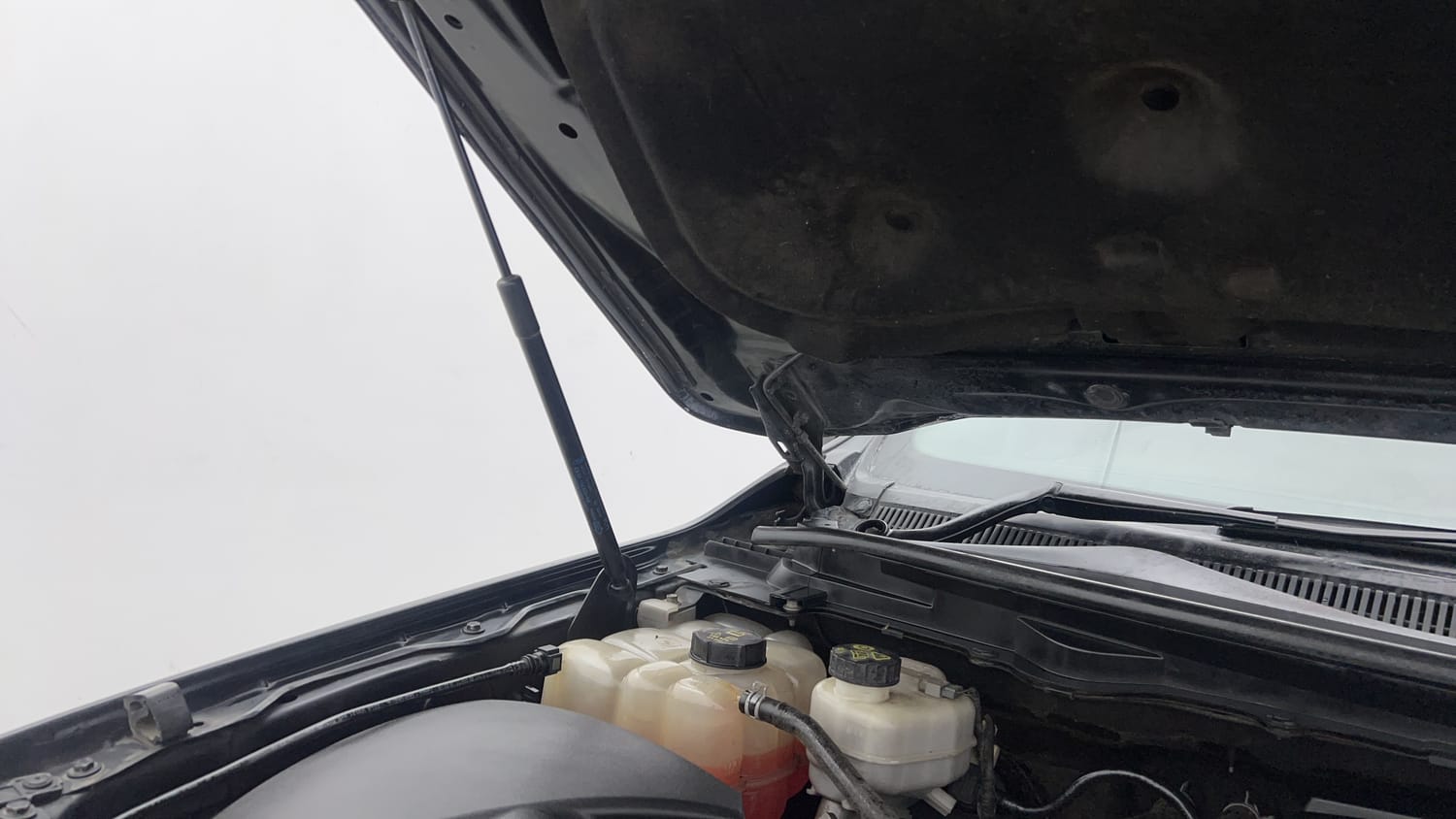 New Ford Endeavour engine ENGINE RIGHT SIDE HINGE & APRON VIEW