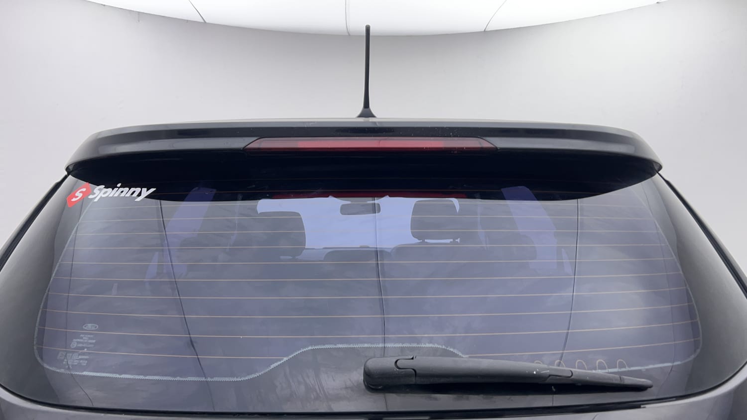 New Ford Endeavour exterior BACK WINDSHIELD VIEW
