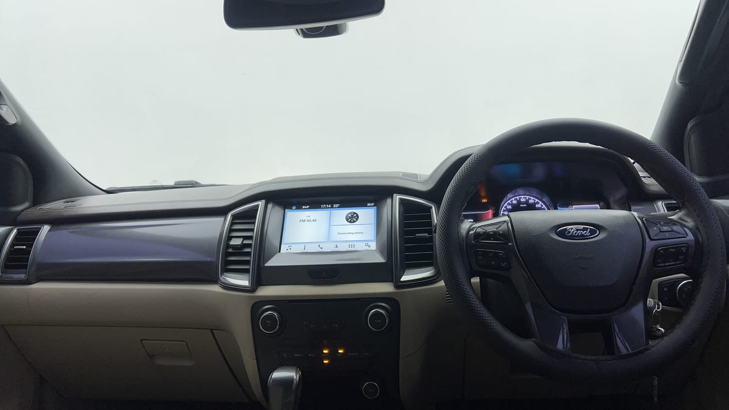 New Ford Endeavour interior DASHBOARD VIEW