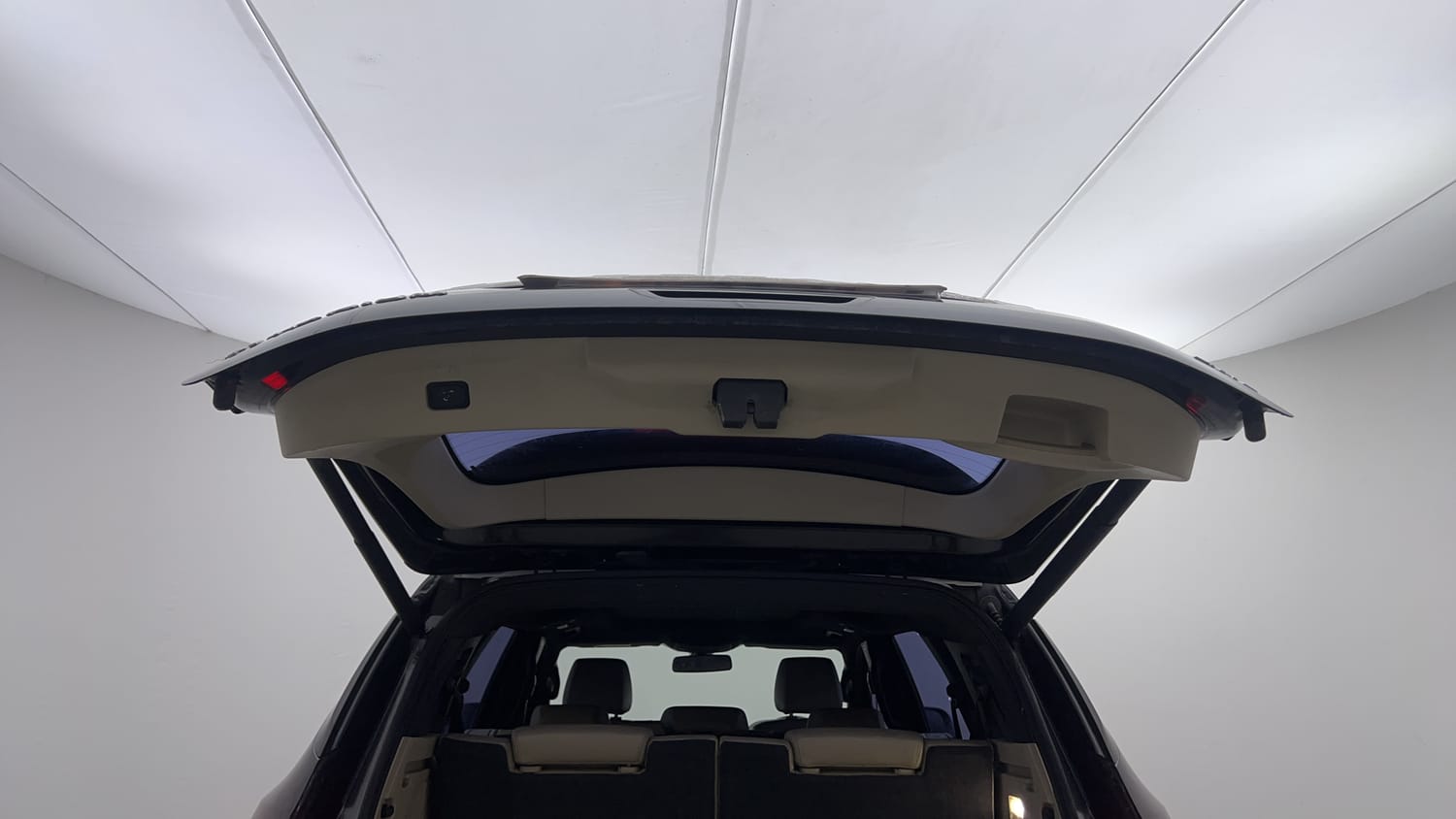 New Ford Endeavour interior DICKY DOOR OPEN VIEW