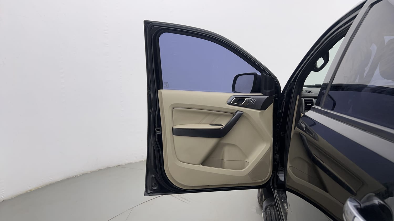 New Ford Endeavour interior LEFT FRONT DOOR OPEN VIEW