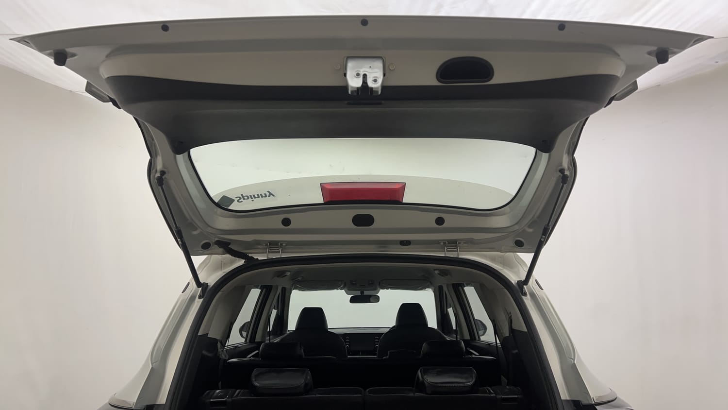 New Kia Carens Clavis interior DICKY DOOR OPEN VIEW