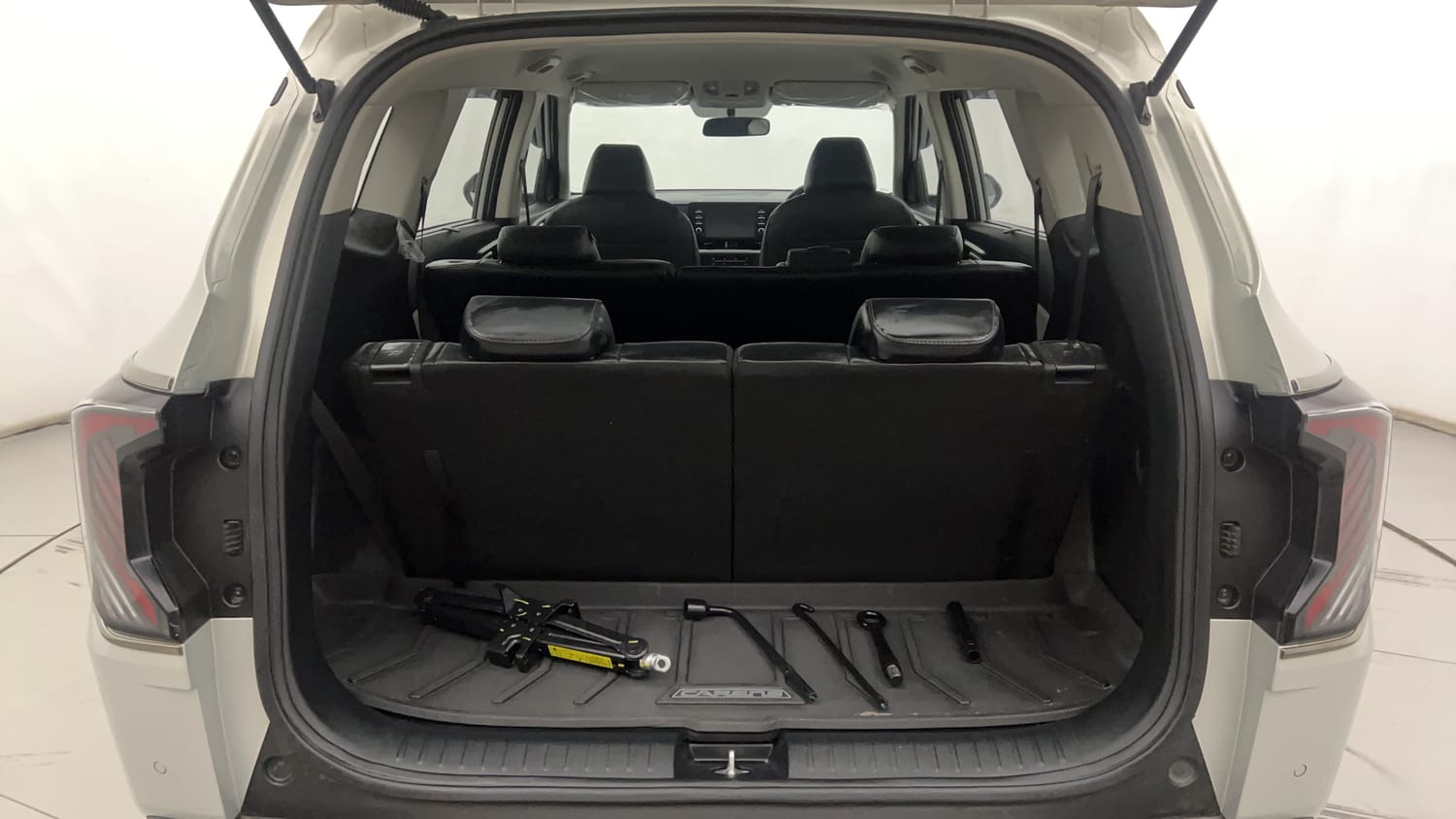 New Kia Carens Clavis interior DICKY INSIDE VIEW