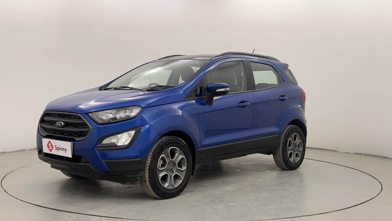 New Ford EcoSport exterior LEFT FRONT CORNER VIEW