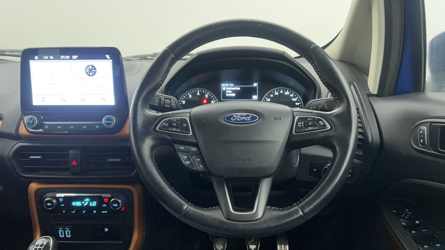 New Ford EcoSport interior STEERING VIEW