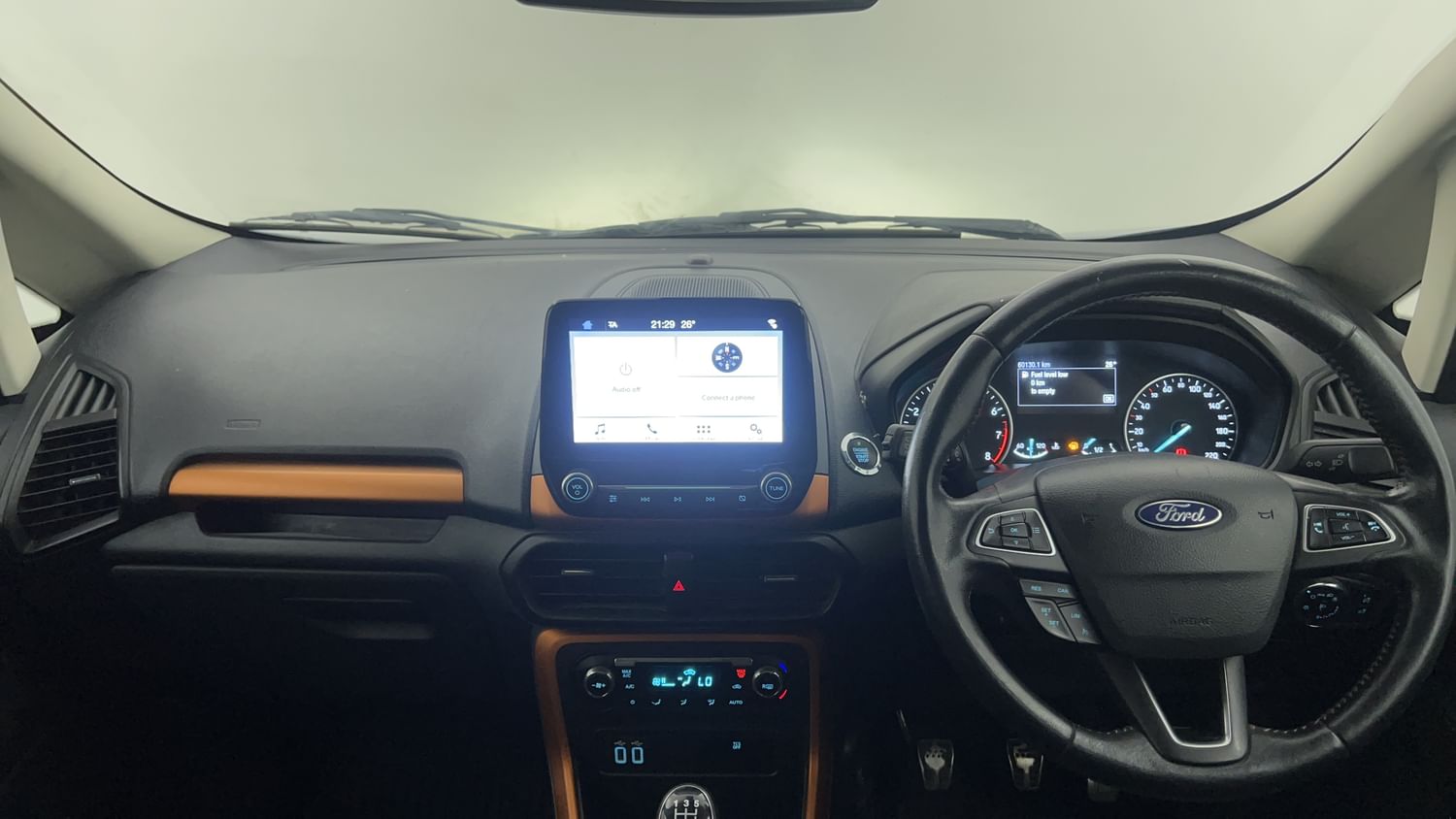 New Ford EcoSport interior DASHBOARD VIEW