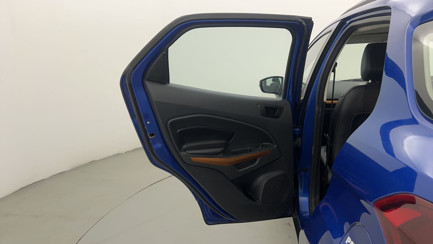New Ford EcoSport interior LEFT REAR DOOR OPEN VIEW