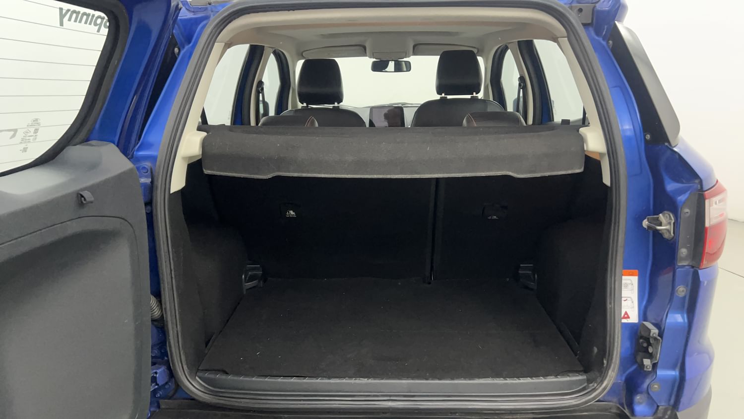 New Ford EcoSport interior DICKY INSIDE VIEW