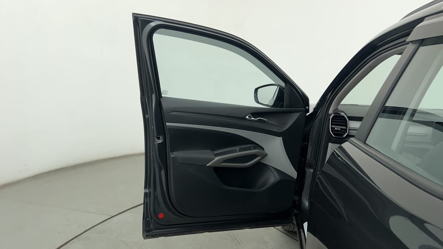 New Skoda Kylaq interior LEFT FRONT DOOR OPEN VIEW