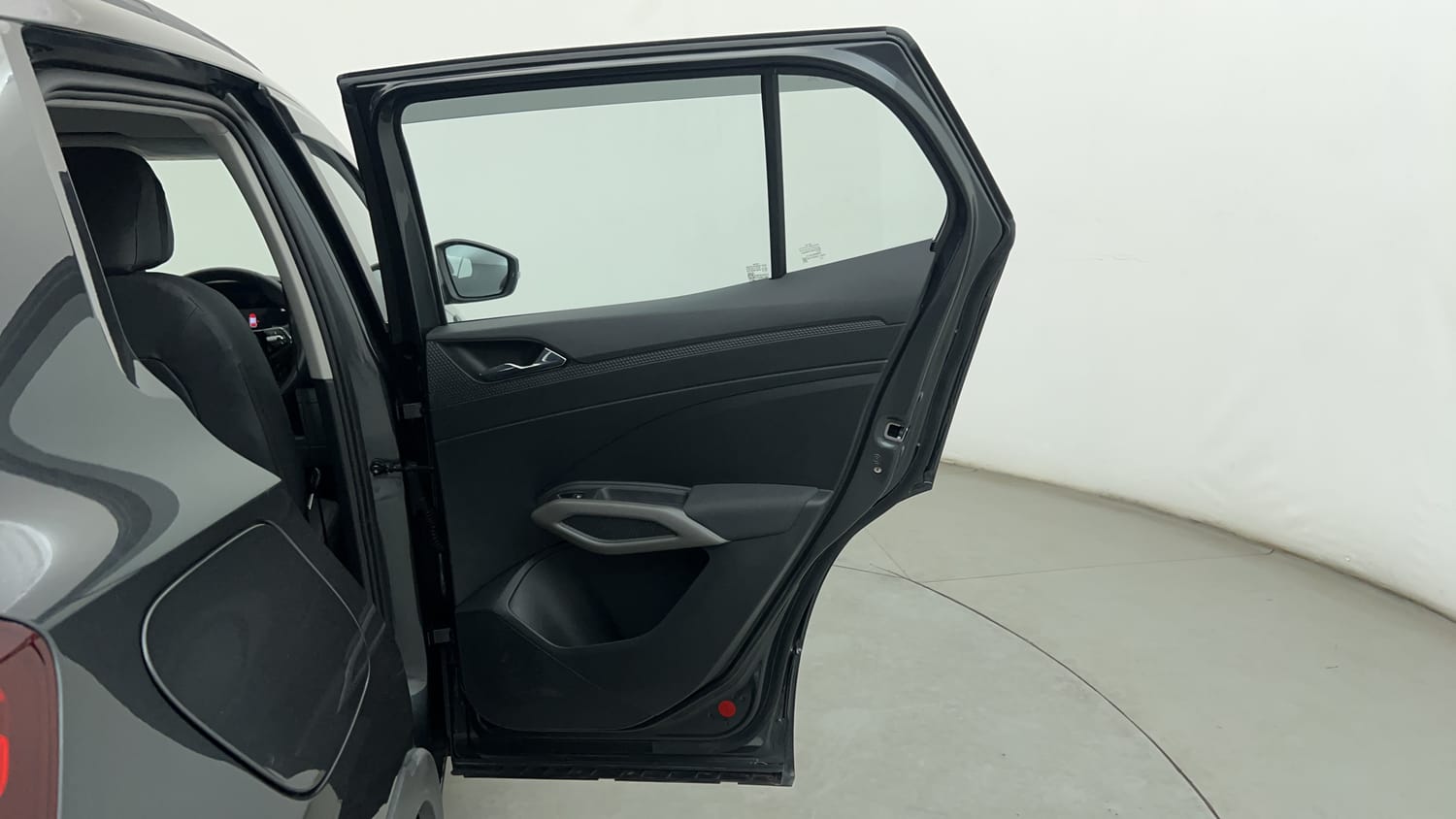 New Skoda Kylaq interior RIGHT REAR DOOR OPEN VIEW