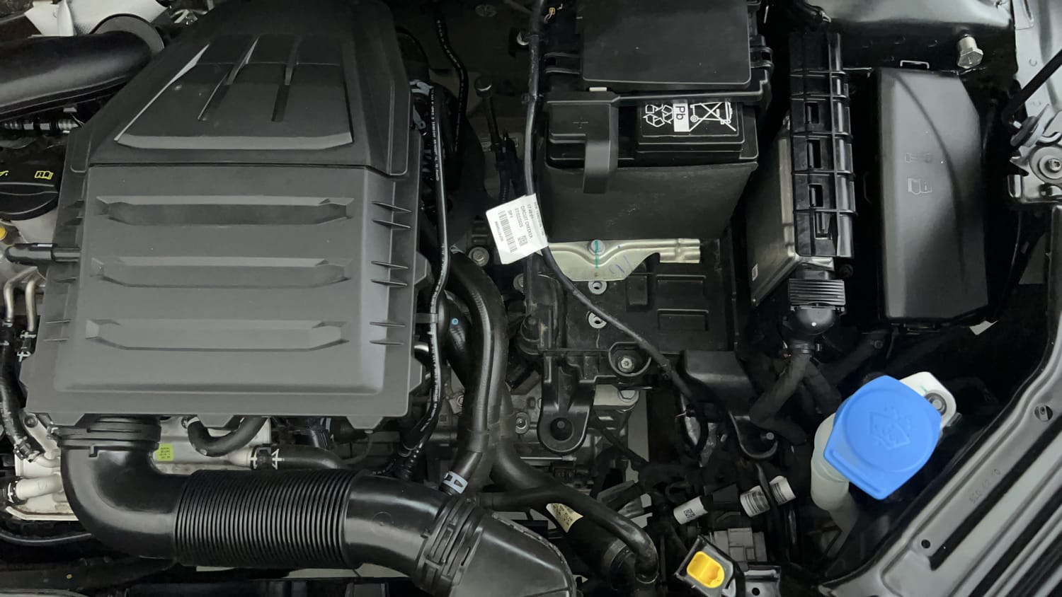 New Skoda Kylaq engine ENGINE LEFT SIDE VIEW