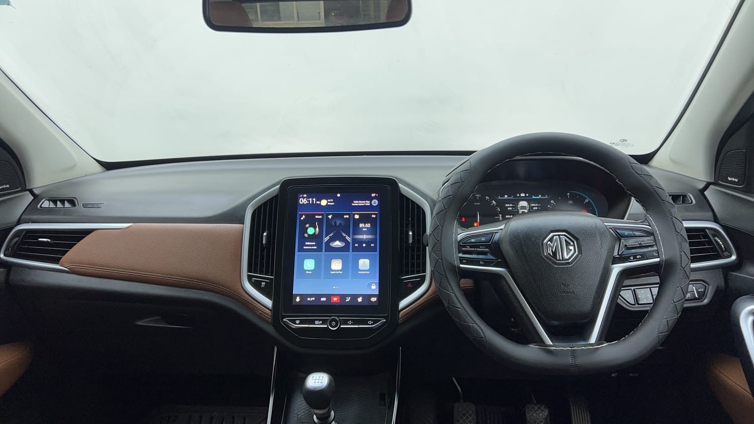 New MG Motors Hector Plus interior DASHBOARD VIEW