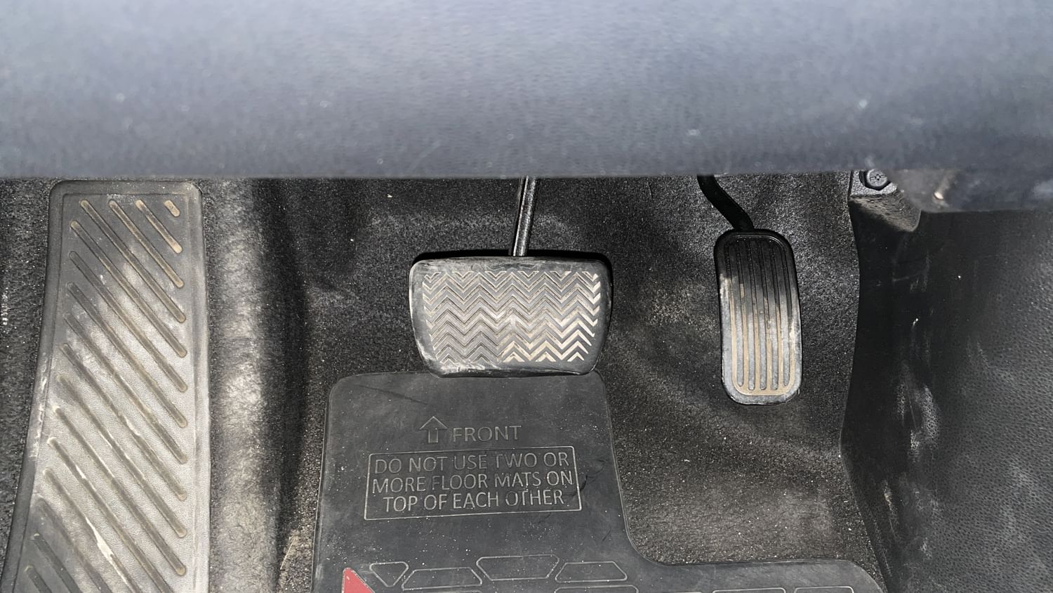 New Toyota Innova Hycross interior PEDALS VIEW