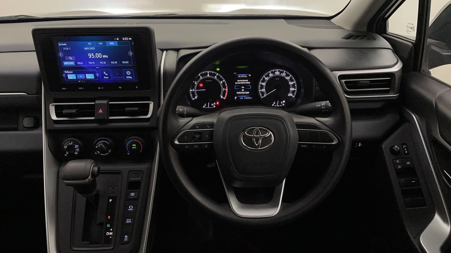 New Toyota Innova Hycross interior STEERING VIEW