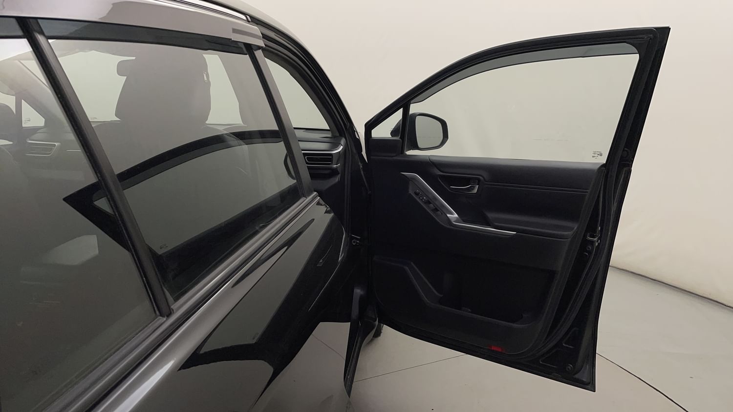 New Toyota Innova Hycross interior RIGHT FRONT DOOR OPEN VIEW