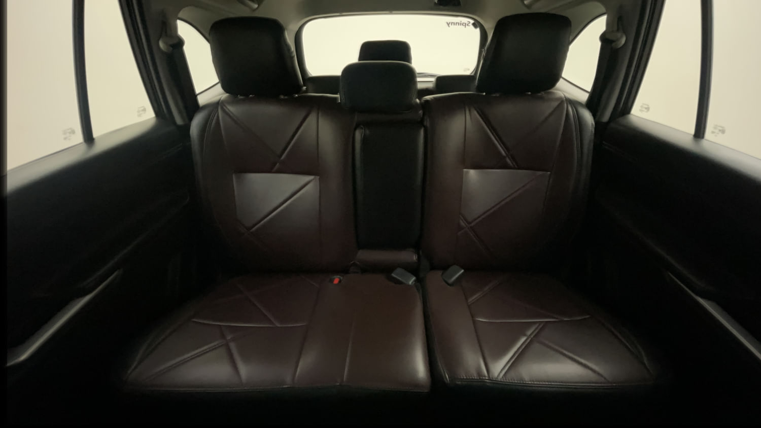 New Toyota Innova Hycross interior REAR SEAT CONDITION VIEW