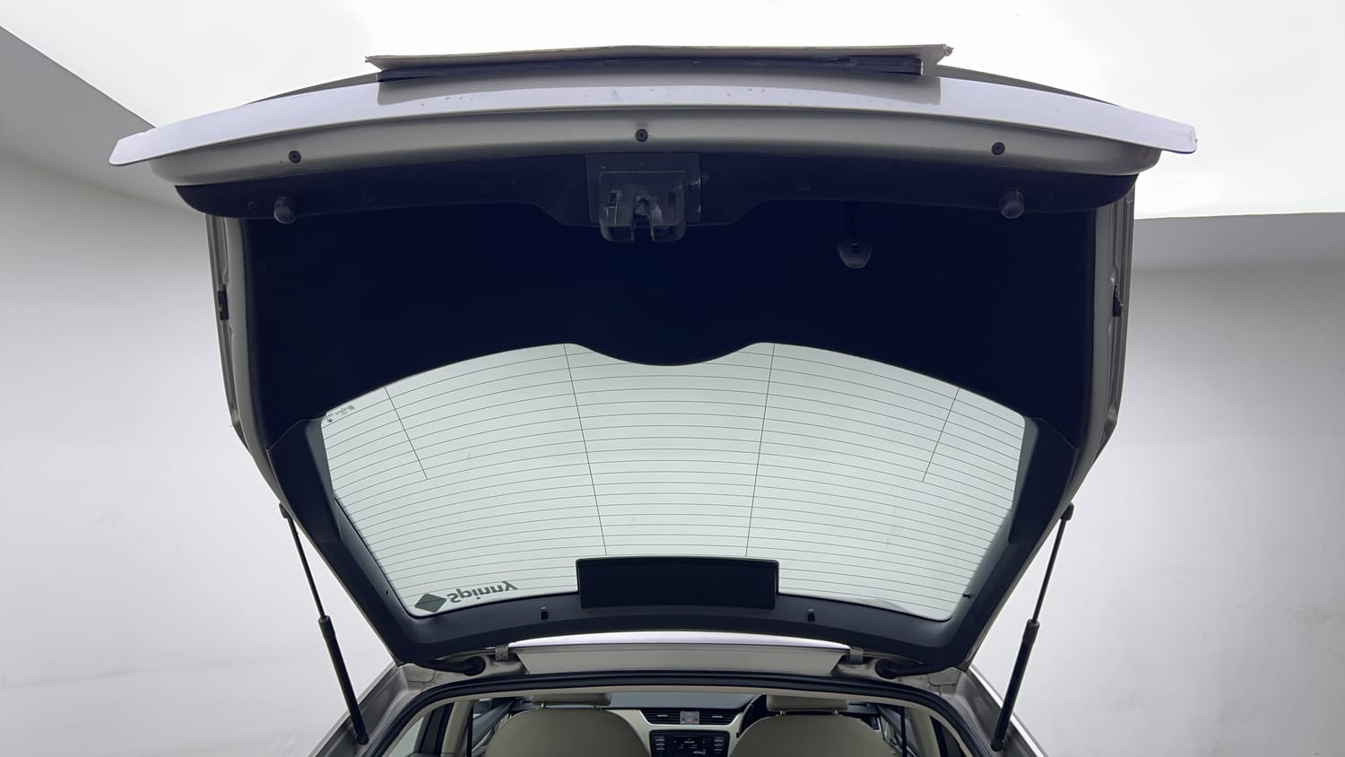 New Skoda Octavia interior DICKY DOOR OPEN VIEW