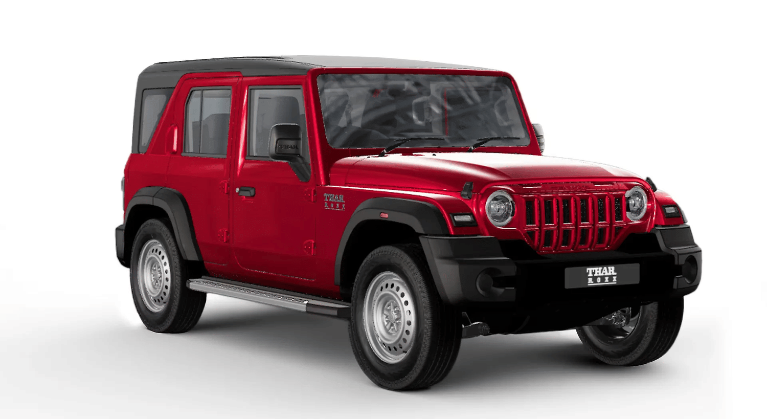 New Mahindra Thar Roxx exterior LEFT FRONT CORNER VIEW