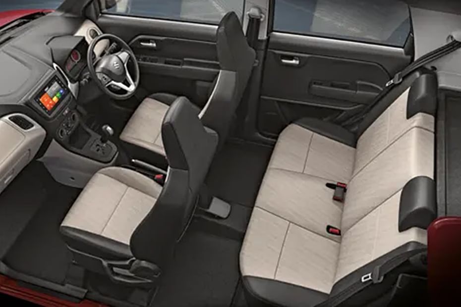 New Maruti Suzuki Wagon R interior REAR SEAT CONDITION VIEW