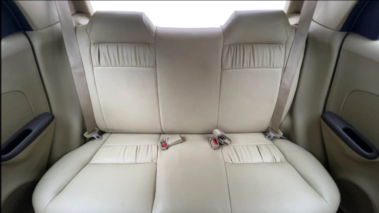 New Honda Brio interior REAR SEAT CONDITION VIEW