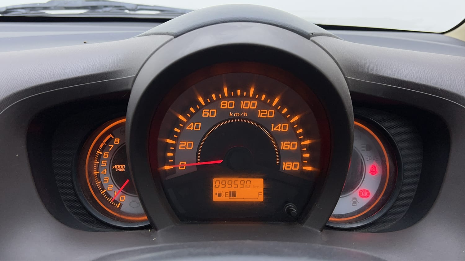 New Honda Brio interior CLUSTERMETER VIEW