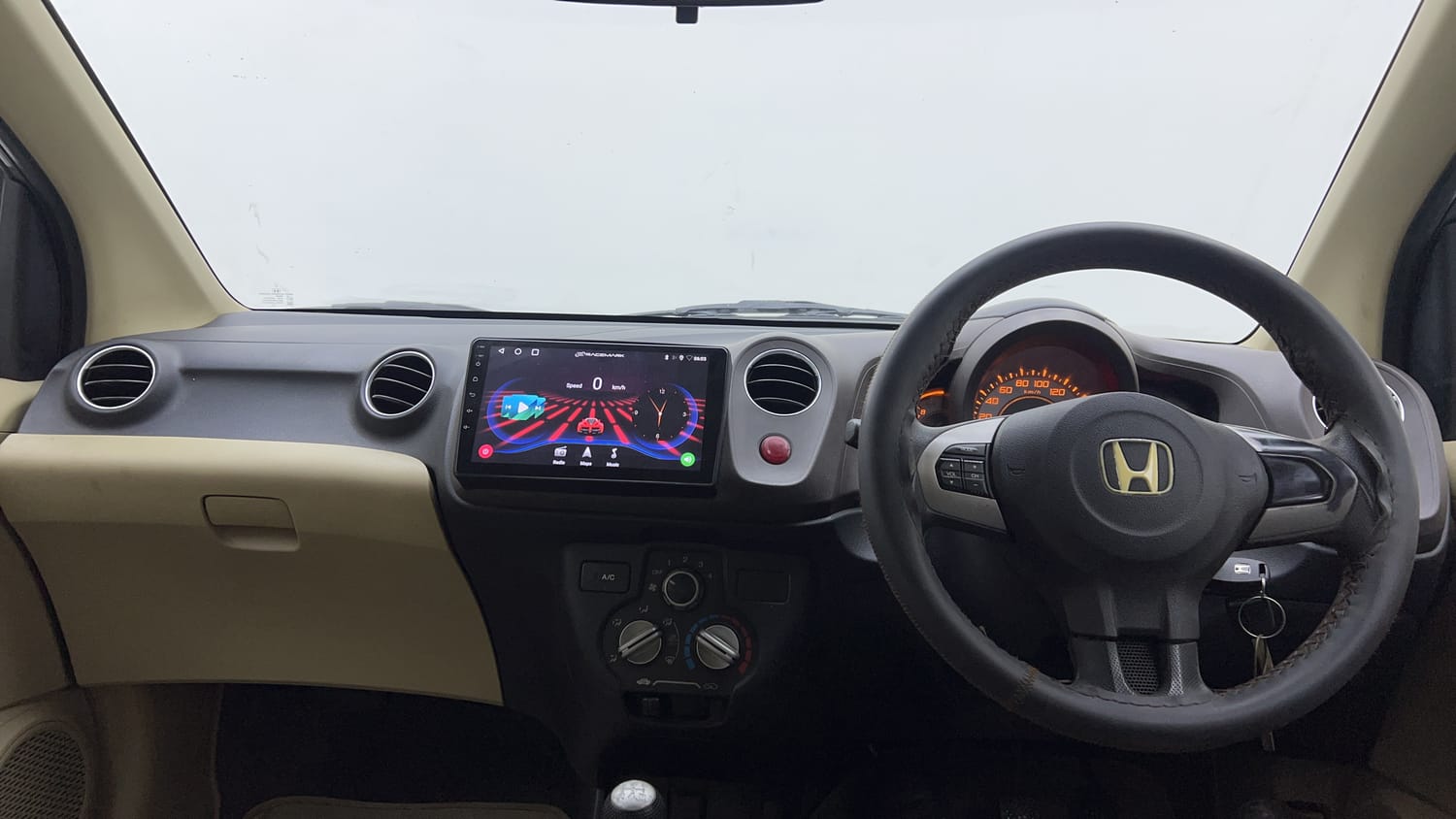 New Honda Brio interior DASHBOARD VIEW