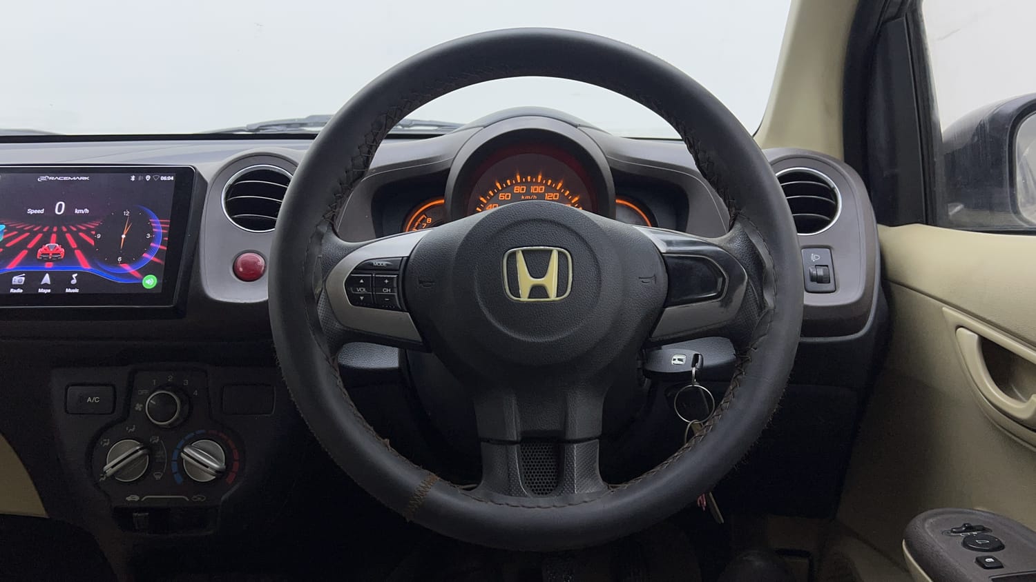 New Honda Brio interior STEERING VIEW