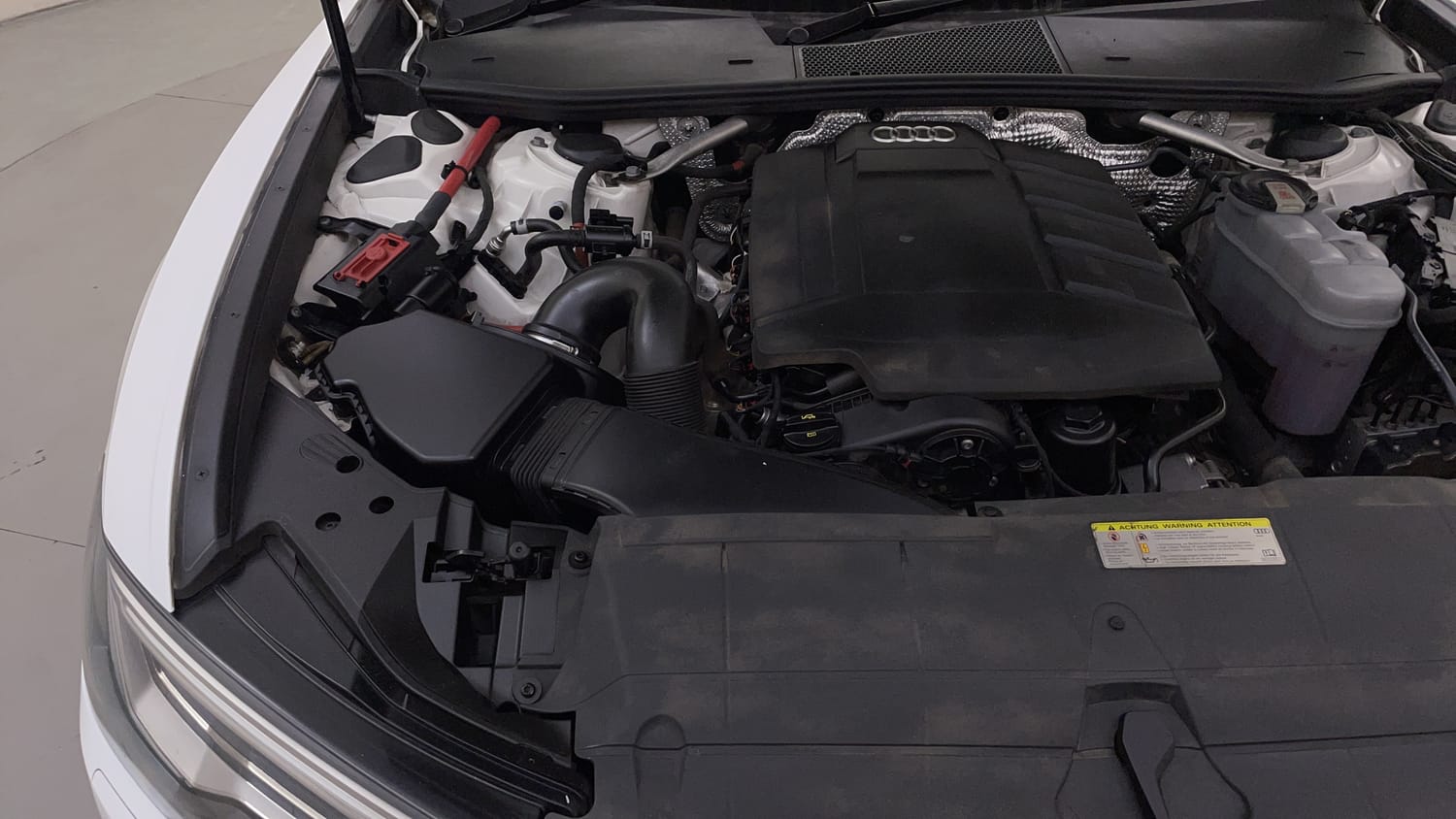 New Audi A6 engine ENGINE RIGHT SIDE VIEW