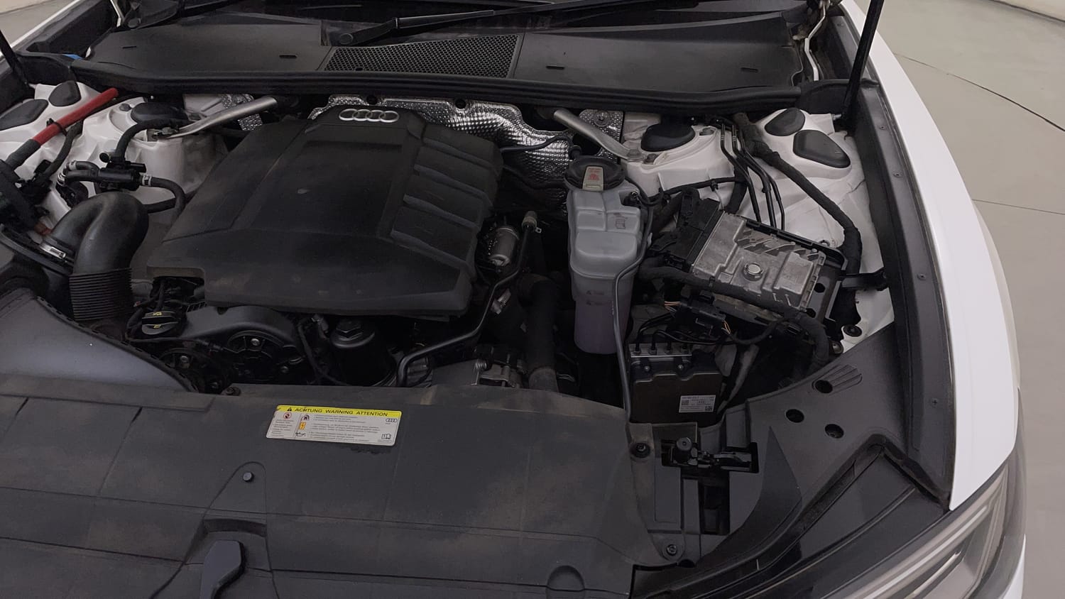 New Audi A6 engine ENGINE LEFT SIDE VIEW