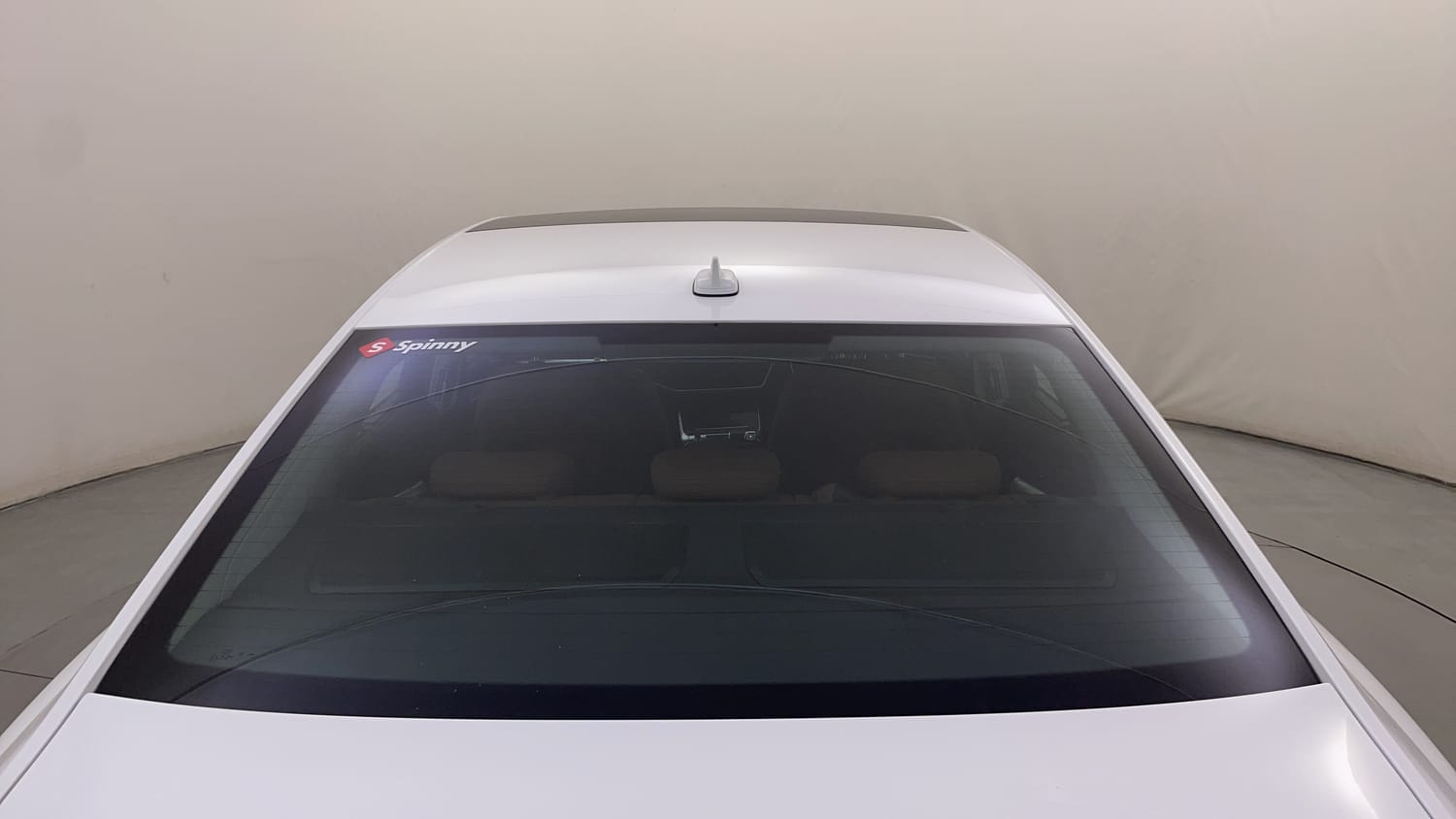 New Audi A6 exterior BACK WINDSHIELD VIEW