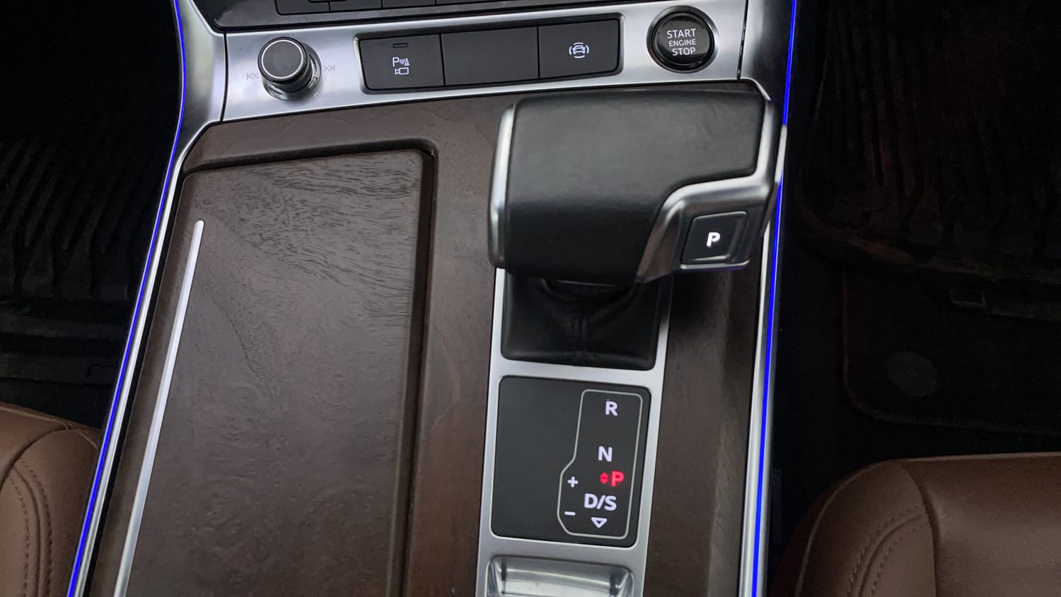 New Audi A6 interior GEAR  KNOB VIEW